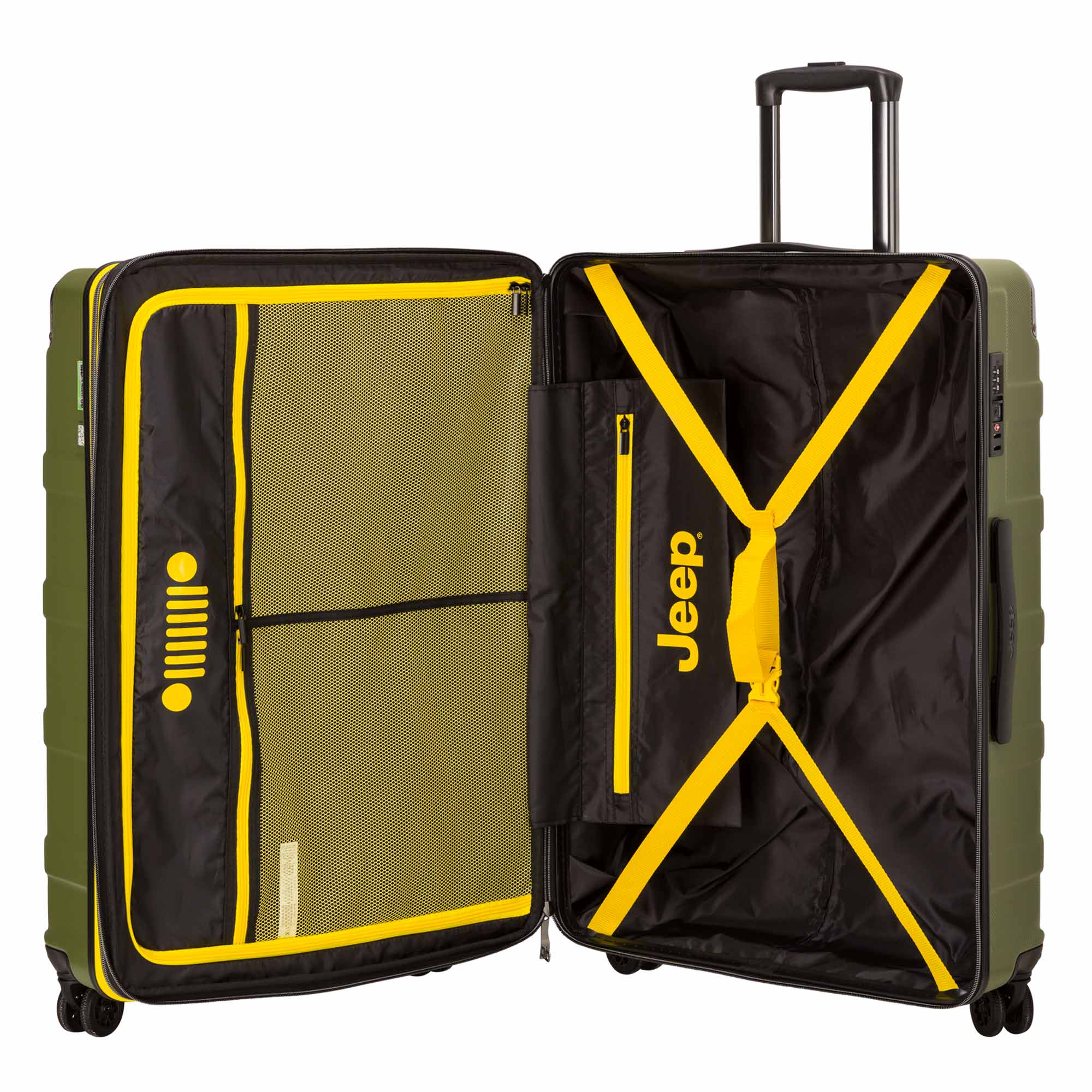 Powerhead Jeep Unisex Large Hard Trolleys