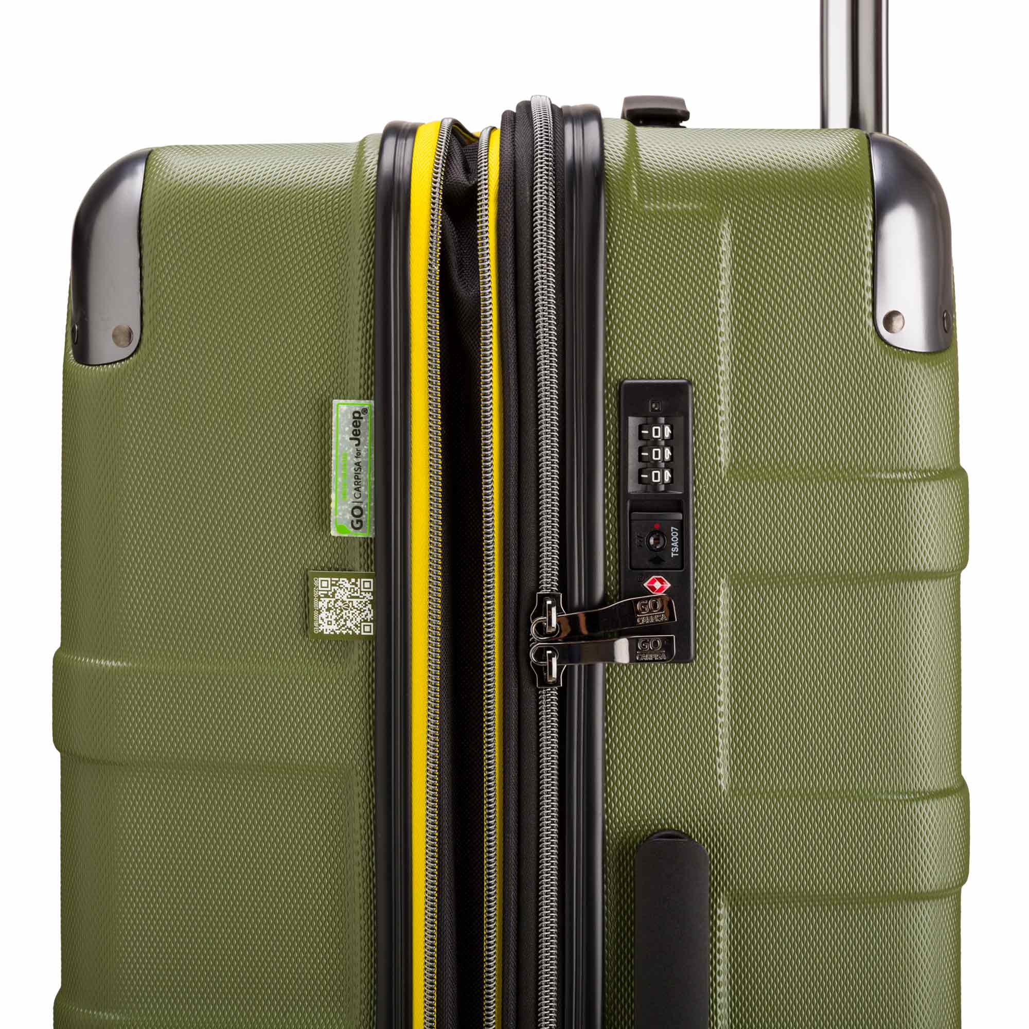 Powerhead Jeep Unisex Large Hard Trolleys