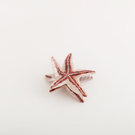 Summer Hair Accessories Woman HAIR CLIPS STARFISH Plastic