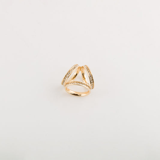 Woman FOULARD RING GOLD Metal